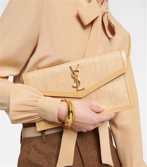 ysl raffia clutch|ysl clutch purse at nordstrom.